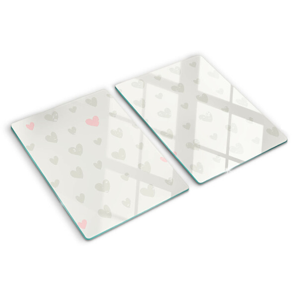 Tabla de cortar Corazones en diferentes colores