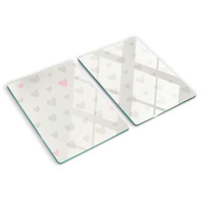 Tabla de cortar Corazones en diferentes colores