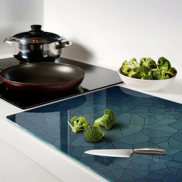 Tabla de cortar de cristal Patrón de mosaico