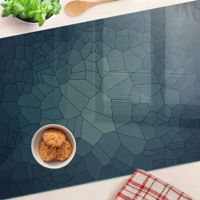 Tabla de cortar de cristal Patrón de mosaico