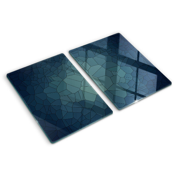 Tabla de cortar de cristal Patrón de mosaico