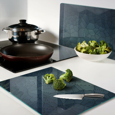 Tabla de cortar de cristal Patrón de mosaico