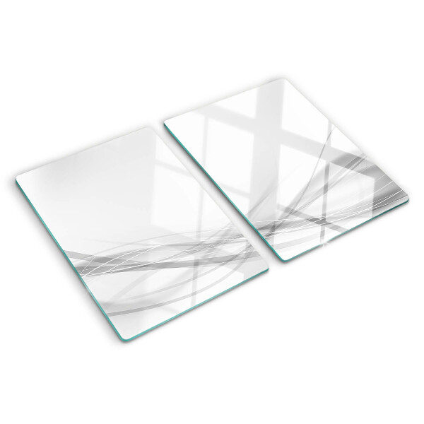 Tabla para cortar Líneas y ondas abstractas