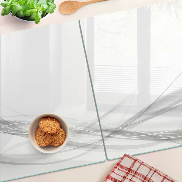 Tabla para cortar Líneas y ondas abstractas