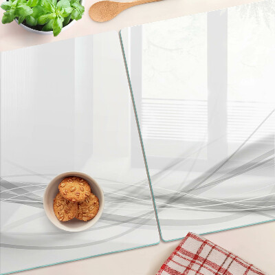 Tabla para cortar Líneas y ondas abstractas