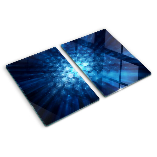 Tabla de cortar rayos de luz azul