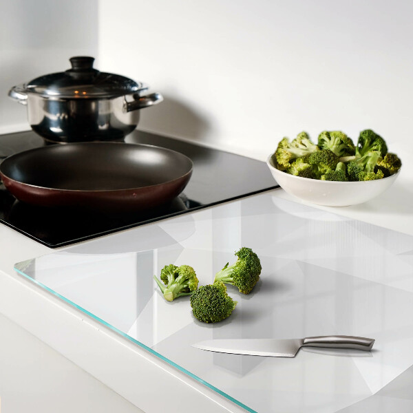 Tabla de cocina Formas geométricas en tonos de gris