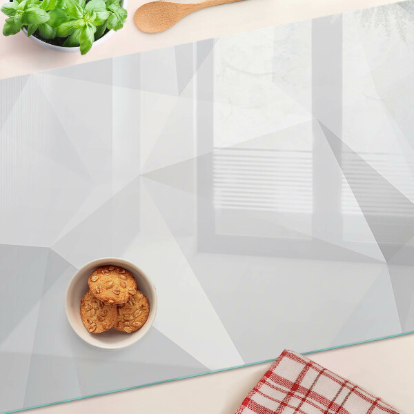 Tabla de cocina Formas geométricas en tonos de gris