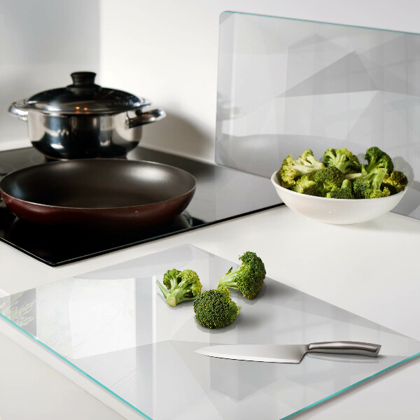 Tabla de cocina Formas geométricas en tonos de gris