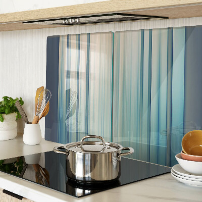 Tabla de cortar Líneas abstractas en tonos azules