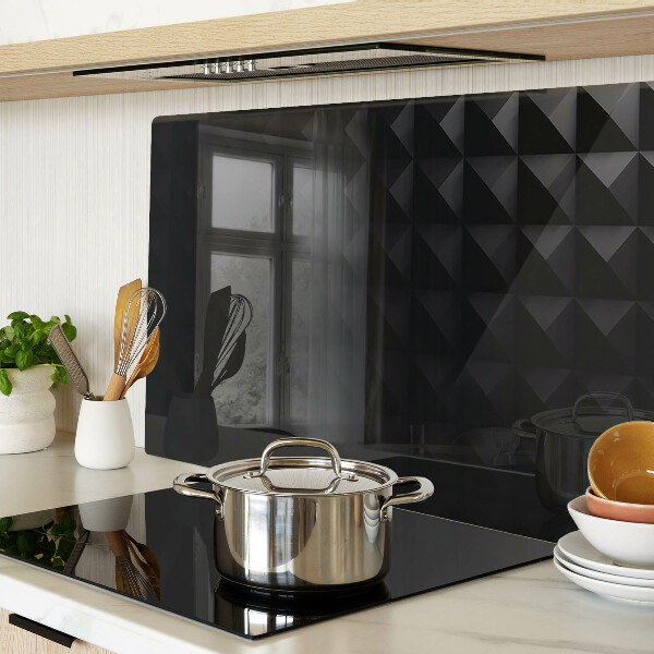 Tabla para cortar Patrones geométricos en tonos negros