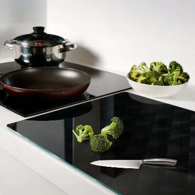 Tabla para cortar Patrones geométricos en tonos negros