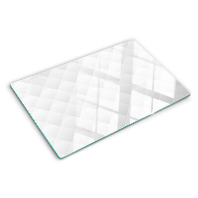 Tabla de cortar de cristal Patrón de rombos