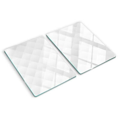 Tabla de cortar de cristal Patrón de rombos
