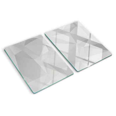 Tabla de cocina Geometría en tonos de gris
