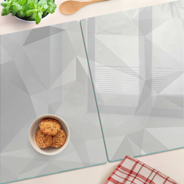 Tabla de cocina Geometría en tonos de gris