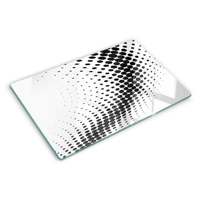 Szklana deska do krojenia Motyw w kropki