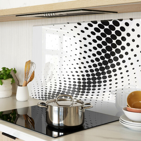 Szklana deska do krojenia Motyw w kropki
