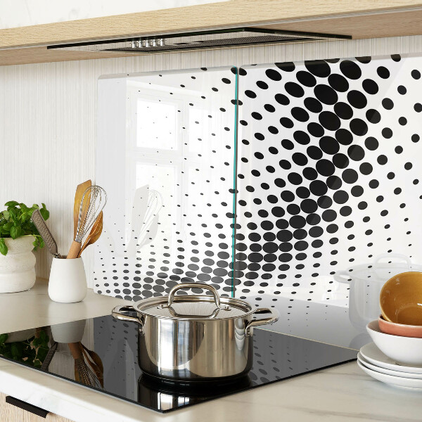 Szklana deska do krojenia Motyw w kropki