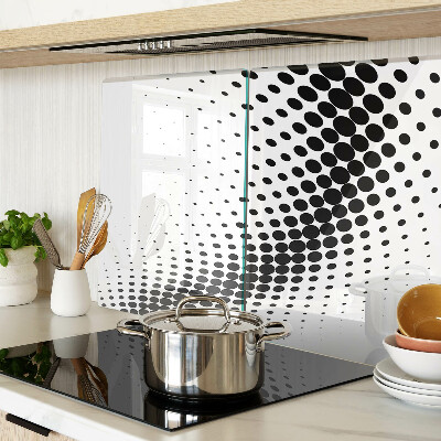 Tabla de cortar de cristal Motivo de lunares