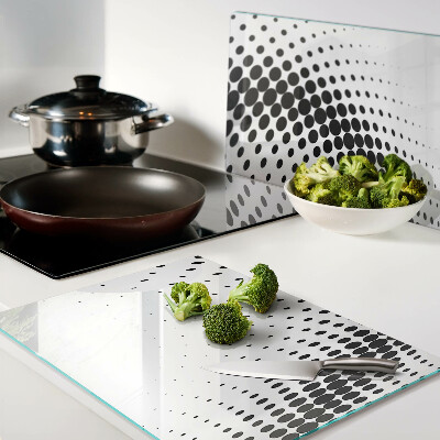 Tabla de cortar de cristal Motivo de lunares