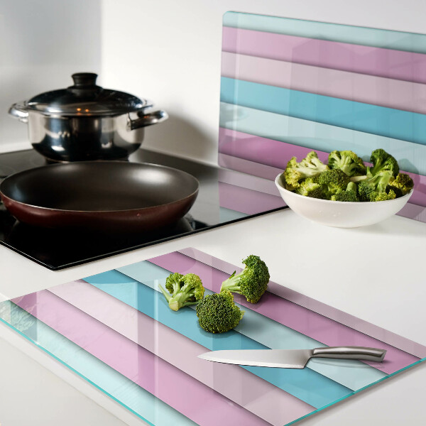 Tabla de cocina Geometría en colores pastel