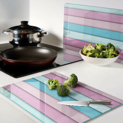 Tabla de cocina Geometría en colores pastel