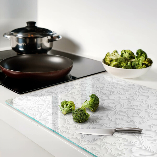 Tabla para cortar Patrón floral con ondas