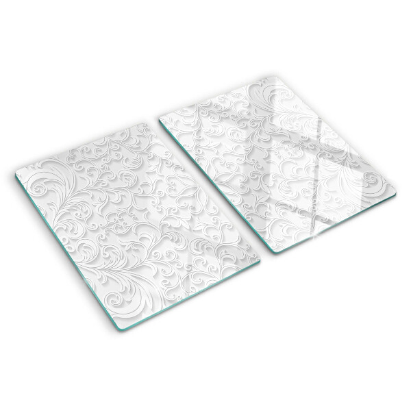 Tabla para cortar Patrón floral con ondas