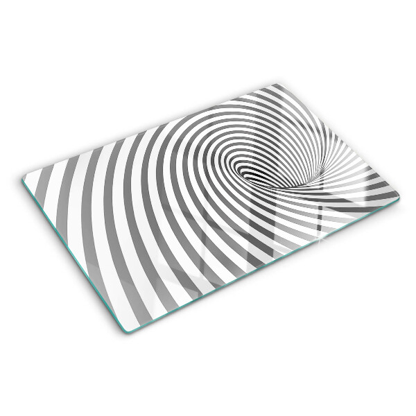Tabla de cocina Motivo de espiral óptica