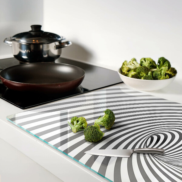 Tabla de cocina Motivo de espiral óptica