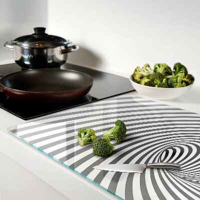 Tabla de cocina Motivo de espiral óptica