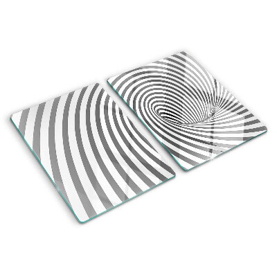 Tabla de cocina Motivo de espiral óptica