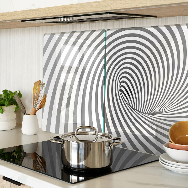 Tabla de cocina Motivo de espiral óptica