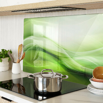 Szklana deska do krojenia Zielone fale i gradienty