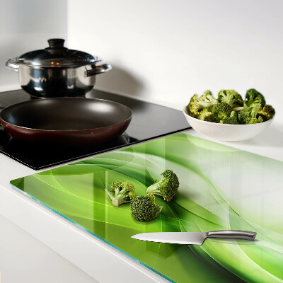 Tabla de cortar Ondas y gradientes verdes