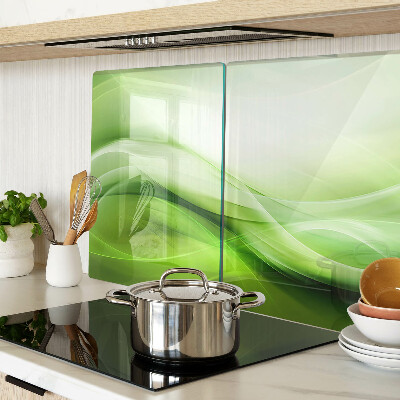 Tabla de cortar Ondas y gradientes verdes