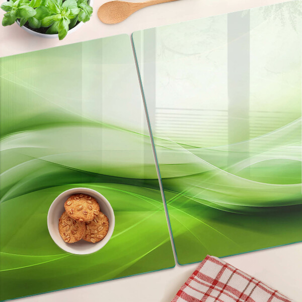 Tabla de cortar Ondas y gradientes verdes