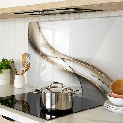 Tabla de cortar de cristal Ondas en tonos beige