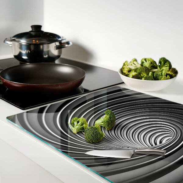 Tabla para cortar Patrón de espiral arremolinado