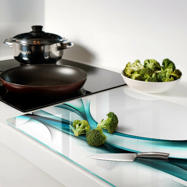 Tabla de cocina Ondas en tonos azules