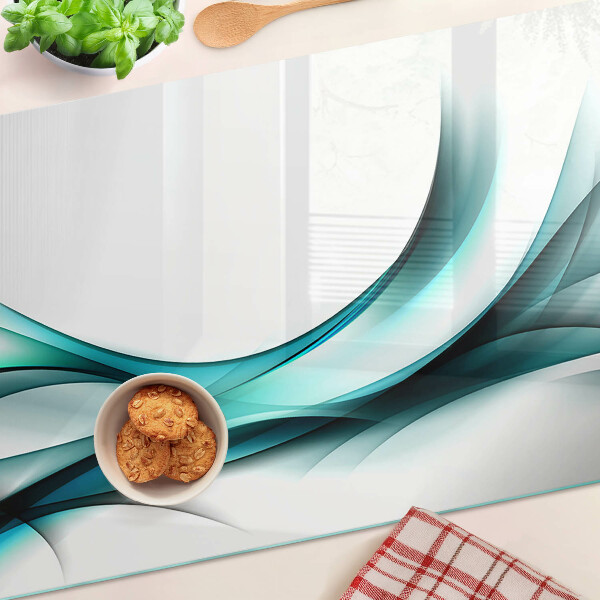 Tabla de cocina Ondas en tonos azules