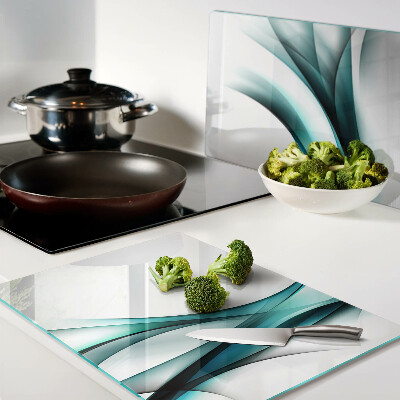 Tabla de cocina Ondas en tonos azules