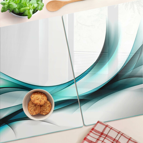 Tabla de cocina Ondas en tonos azules