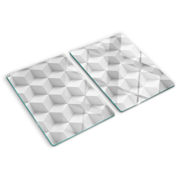 Tabla para cortar Patrón hexagonal tridimensional