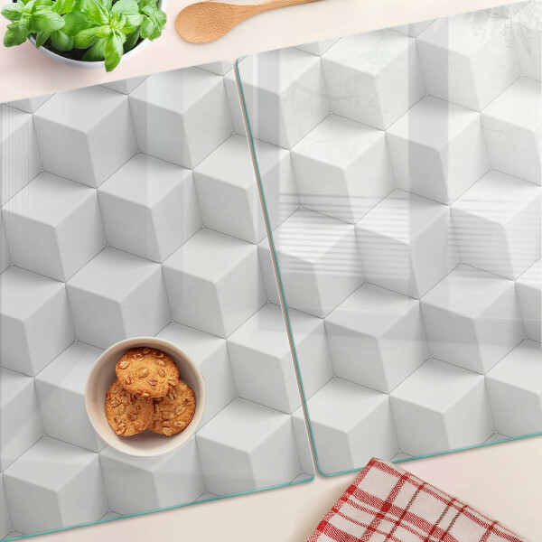 Tabla para cortar Patrón hexagonal tridimensional