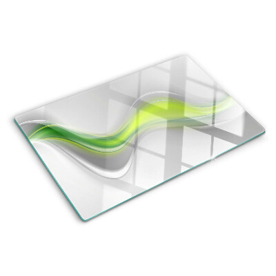 Tabla de cortar Ondas en tonos verdes