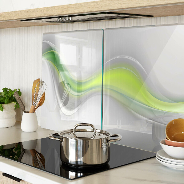 Tabla de cortar Ondas en tonos verdes