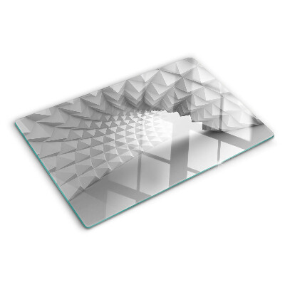 Tabla de cortar Patrón geométrico 3D