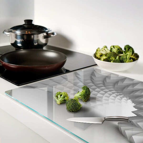 Tabla de cortar Patrón geométrico 3D